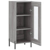 Graues Sideboard Paspalina 34,5x34x90cm (Holz)