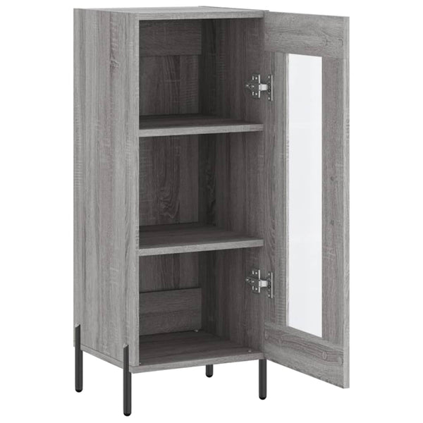 Graues Sideboard Paspalina 34,5x34x90cm (Holz)