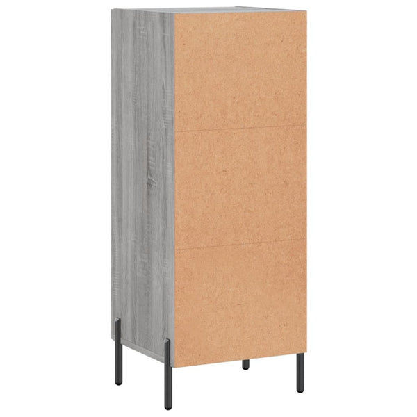 Graues Sideboard Paspalina 34,5x34x90cm (Holz)