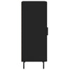Schwarzes Sideboard Leocabia 34,5x34x90cm (Holz)
