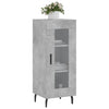 Betongraues Sideboard Leocabia 34,5x34x90cm (Holz)