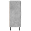 Betongraues Sideboard Leocabia 34,5x34x90cm (Holz)