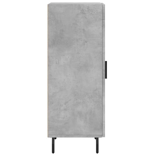 Betongraues Sideboard Leocabia 34,5x34x90cm (Holz)