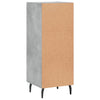 Betongraues Sideboard Leocabia 34,5x34x90cm (Holz)