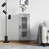 Betongraues Sideboard Leocabia 34,5x34x90cm (Holz)