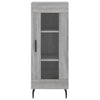 Graues Sideboard Leocabia 34,5x34x90cm (Holz)