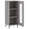 Graues Sideboard Leocabia 34,5x34x90cm (Holz)