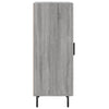 Graues Sideboard Leocabia 34,5x34x90cm (Holz)
