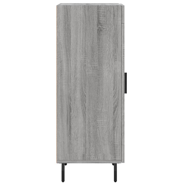 Graues Sideboard Leocabia 34,5x34x90cm (Holz)