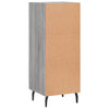 Graues Sideboard Leocabia 34,5x34x90cm (Holz)