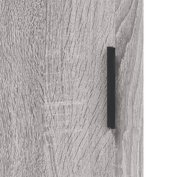 Graues Sideboard Leocabia 34,5x34x90cm (Holz)