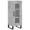 Betongraues Sideboard Obrenie 34,5x34x90cm (Holz)