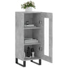 Betongraues Sideboard Obrenie 34,5x34x90cm (Holz)
