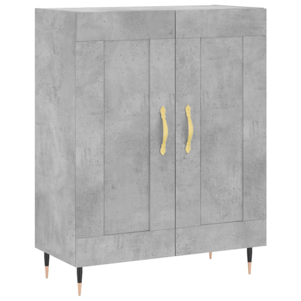 Kommode Fabia aus Beton-Grau 69,5x34x90cm (Holz)