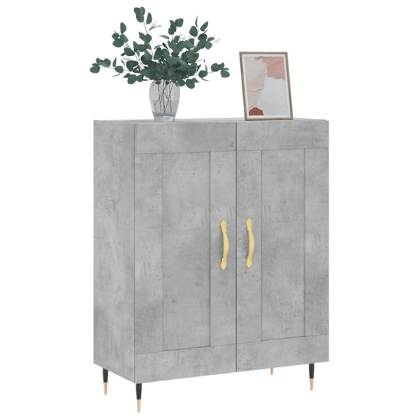 Kommode Fabia aus Beton-Grau 69,5x34x90cm (Holz)