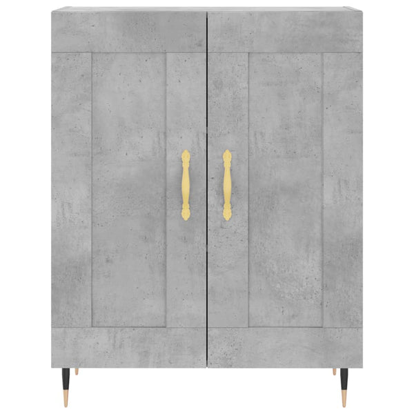 Kommode Fabia aus Beton-Grau 69,5x34x90cm (Holz)