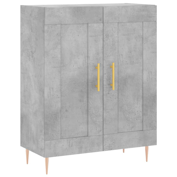Sideboard Ghiorghiu in Betongrau 69,5x34x90cm (Holz)