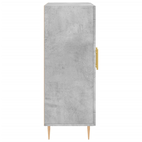 Sideboard Ghiorghiu in Betongrau 69,5x34x90cm (Holz)