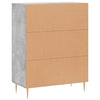Sideboard Ghiorghiu in Betongrau 69,5x34x90cm (Holz)