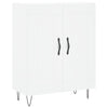 Weißes Sideboard Crucilina 69,5x34x90cm (Holz)