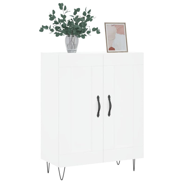 Weißes Sideboard Crucilina 69,5x34x90cm (Holz)