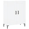 Weißes Sideboard Nidal 69,5x34x90cm (Holz)