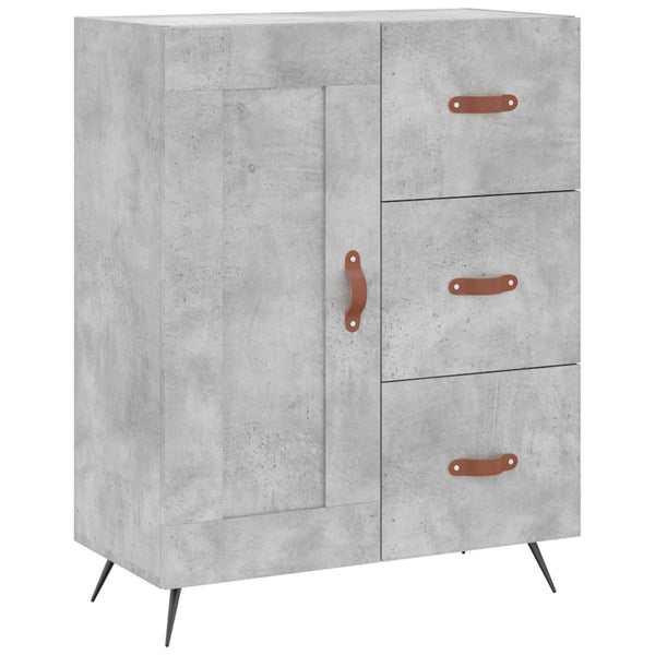 Sideboard Ferdeusi 69,5x34x90cm in Betonoptik (Holz)