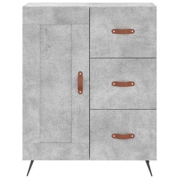 Sideboard Ferdeusi 69,5x34x90cm in Betonoptik (Holz)