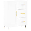 Weißes Sideboard Bieru 69,5x34x90cm (Holz)