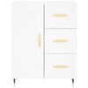 Weißes Sideboard Bieru 69,5x34x90cm (Holz)