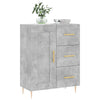 Betongraues Sideboard Ghiulmaber 69,5x34x90cm (Holz)