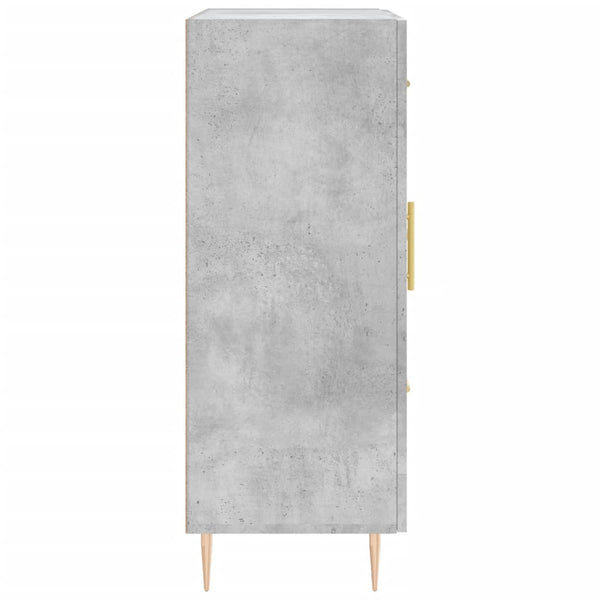 Betongraues Sideboard Ghiulmaber 69,5x34x90cm (Holz)