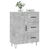 Sideboard Gloria, betongrau, 69,5x34x90cm (Holz)