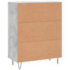 Sideboard Gloria, betongrau, 69,5x34x90cm (Holz)