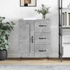 Sideboard Gloria, betongrau, 69,5x34x90cm (Holz)