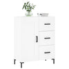 Weißes Sideboard Rachita 69,5x34x90cm (Holz)