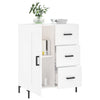 Weißes Sideboard Rachita 69,5x34x90cm (Holz)