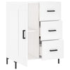 Weißes Sideboard Rachita 69,5x34x90cm (Holz)
