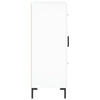Weißes Sideboard Rachita 69,5x34x90cm (Holz)