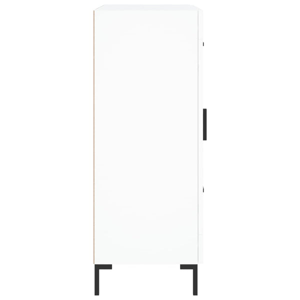 Weißes Sideboard Rachita 69,5x34x90cm (Holz)