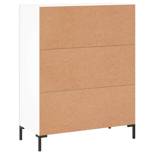 Weißes Sideboard Rachita 69,5x34x90cm (Holz)