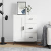 Weißes Sideboard Rachita 69,5x34x90cm (Holz)