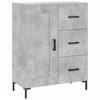 Betongraues Sideboard Rachita 69,5x34x90cm (Holz)