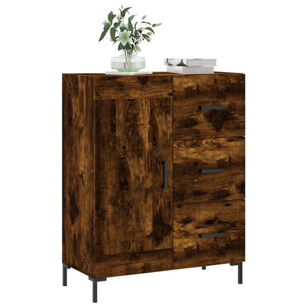 Anrichte Rachita aus geräucherter Eiche 69,5x34x90cm (Holz)