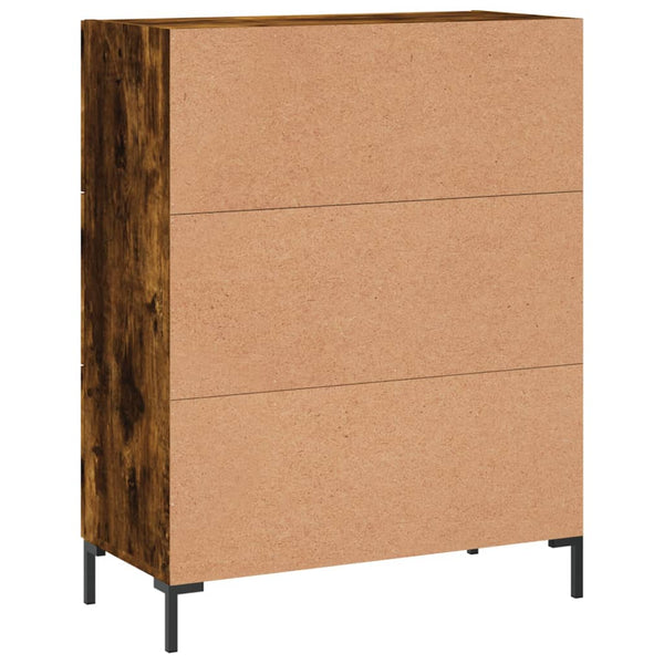 Anrichte Rachita aus geräucherter Eiche 69,5x34x90cm (Holz)