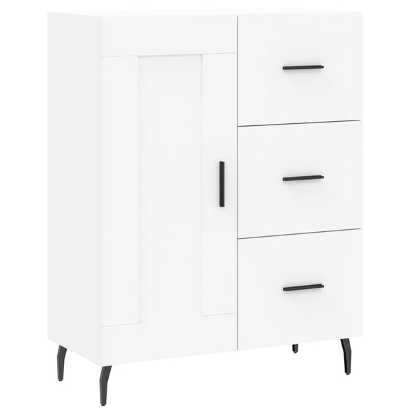 Weißes Sideboard Suzi 69,5x34x90cm (Holz)