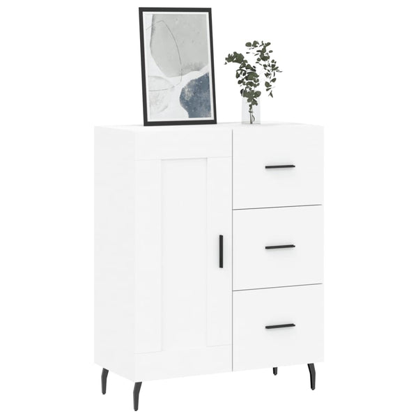 Weißes Sideboard Suzi 69,5x34x90cm (Holz)