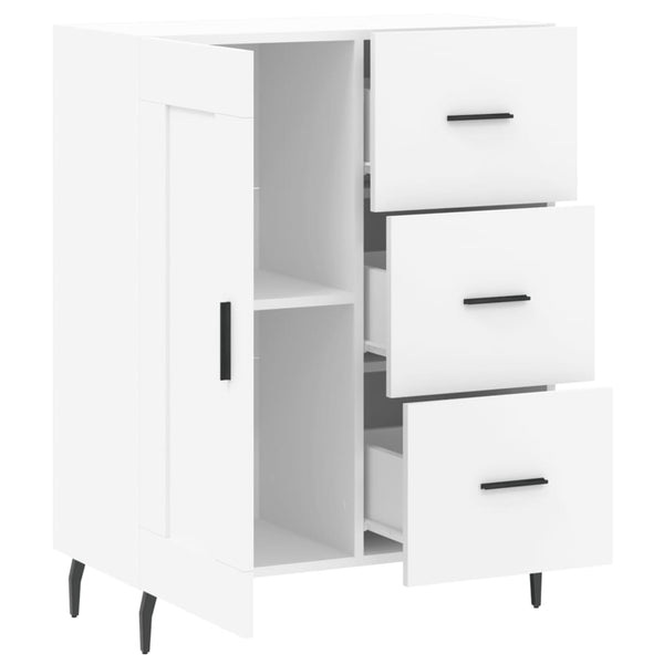 Weißes Sideboard Suzi 69,5x34x90cm (Holz)