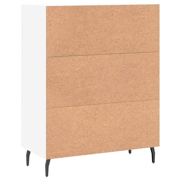 Weißes Sideboard Suzi 69,5x34x90cm (Holz)
