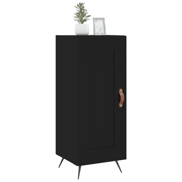 Schwarzes Sideboard Oraseneasca 34,5x34x90cm (Holz)